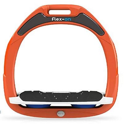 Flex on Green Composite Range Mixed Ultra-Grip Frame Color: Orange Footbed Color: White ELASTOMERS: Blue