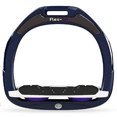 Flex on Green Composite Range Mixed Ultra-Grip Frame Color: Navy Footbed Color: White ELASTOMERS: Purple