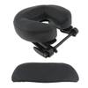 Baoblaze Pack of 3, Massage Table Headrest Replacement Adjustable & Face Cradle Cushion & Arm Rest Sling Pad for SPA, Body Beauty - Black view 4