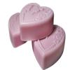 3 Pc XLg Heart shaped Secret Garden Scented Soap Set - Shea Butter Goat Milk Soap view 1