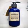 16J Organics Spa Set - Turkish Bath Hammam Inspired - Organic 100% Natural 8oz Body Sauce, Creamy Body Oil Moisturizer - Traditional Kese Scrub Mitt - Artisan Rustic Daphne (Aleppo/Laurel) Soap view 2