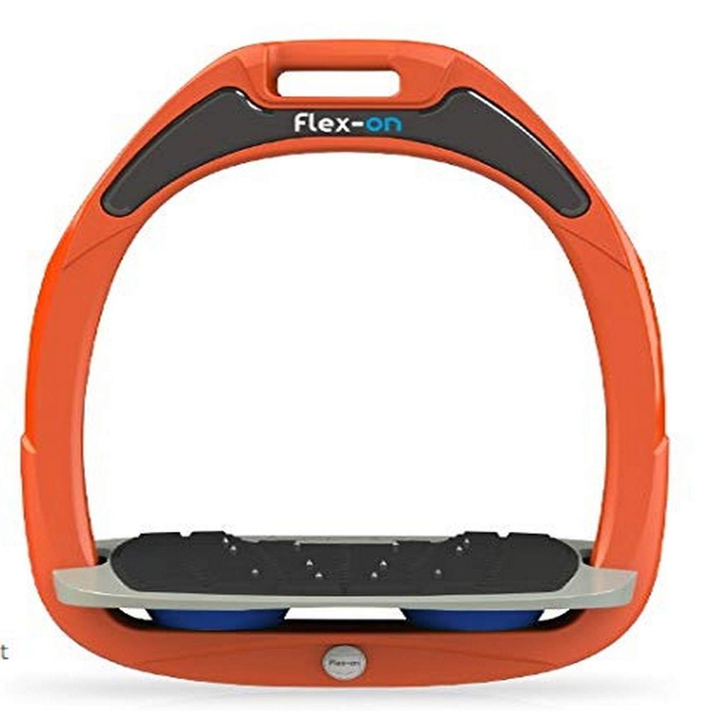 Flex on Green Composite Range Mixed Ultra-Grip Frame Color: Orange Footbed Color: Gray ELASTOMERS: Blue