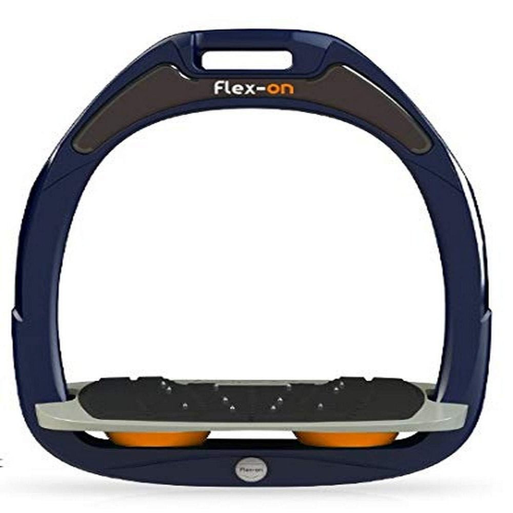 Flex on Green Composite Range Mixed Ultra-Grip Frame Color: Navy Footbed Color: Gray ELASTOMERS: Orange