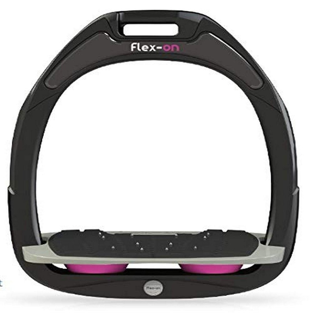 Flex on Green Composite Range Mixed Ultra-Grip Frame Color: Black Footbed Color: Gray ELASTOMERS: Pink
