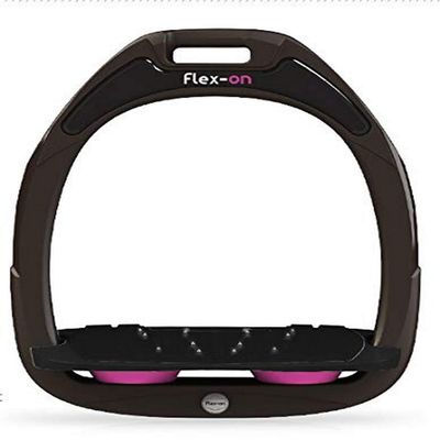Flex on Green Composite Range Mixed Ultra-Grip Frame Color: Brown Footbed Color: Black ELASTOMERS: Pink