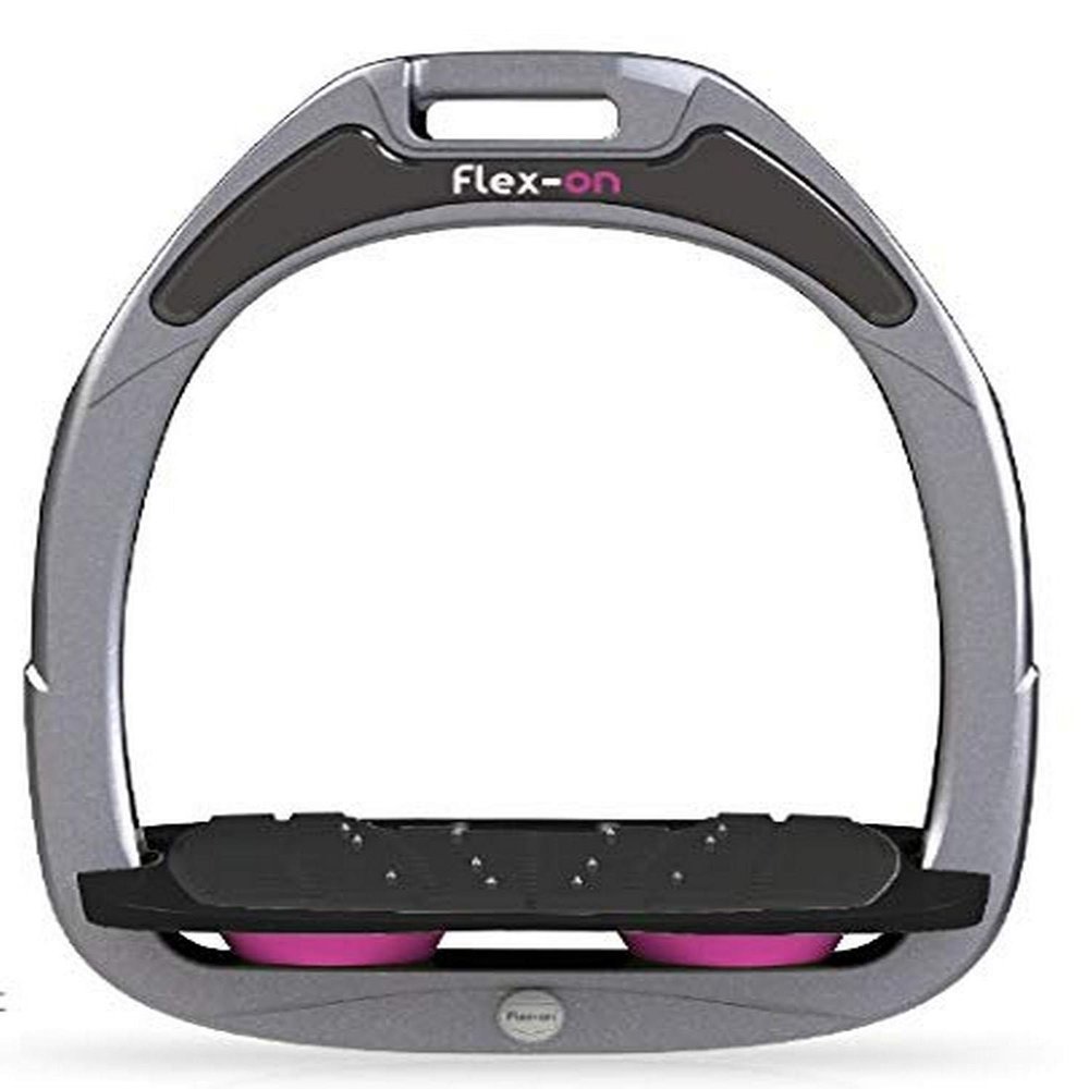 Flex on Green Composite Range Mixed Ultra-Grip Frame Color: Silver Gray Footbed Color: Black ELASTOMERS: Pink
