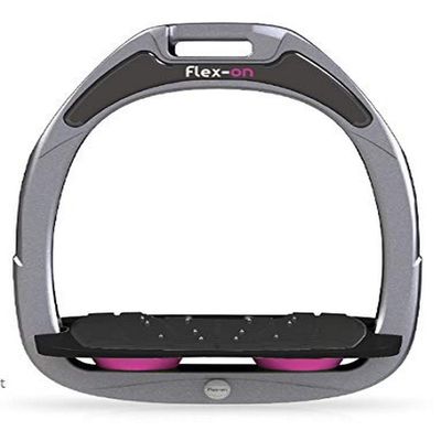 Flex on Green Composite Range Mixed Ultra-Grip Frame Color: Silver Gray Footbed Color: Black ELASTOMERS: Pink