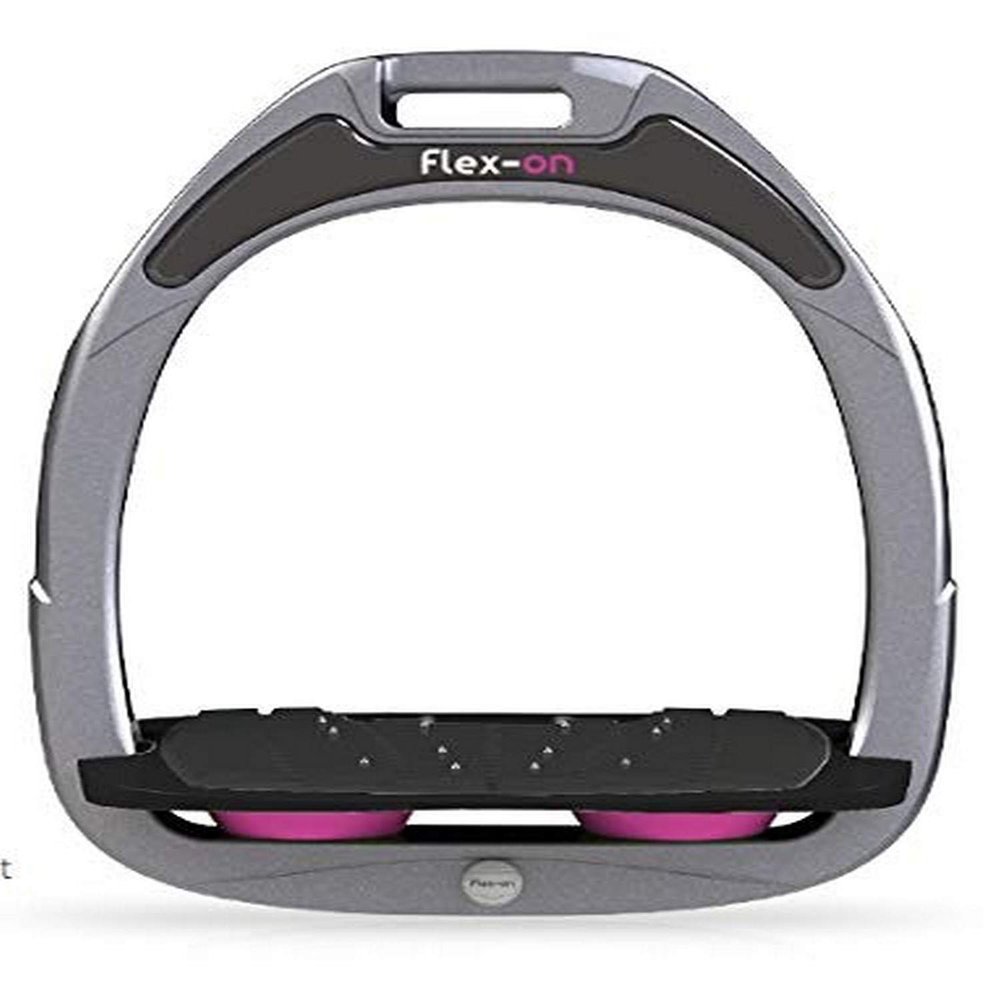 Flex on Green Composite Range Mixed Ultra-Grip Frame Color: Silver Gray Footbed Color: Black ELASTOMERS: Pink