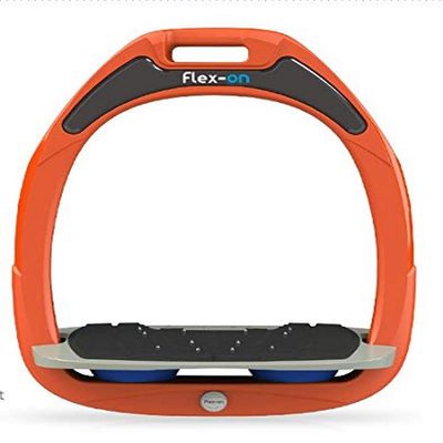 Flex on Green Composite Range Mixed Ultra-Grip Frame Color: Orange Footbed Color: Gray ELASTOMERS: Blue