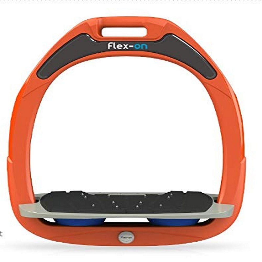 Flex on Green Composite Range Mixed Ultra-Grip Frame Color: Orange Footbed Color: Gray ELASTOMERS: Blue