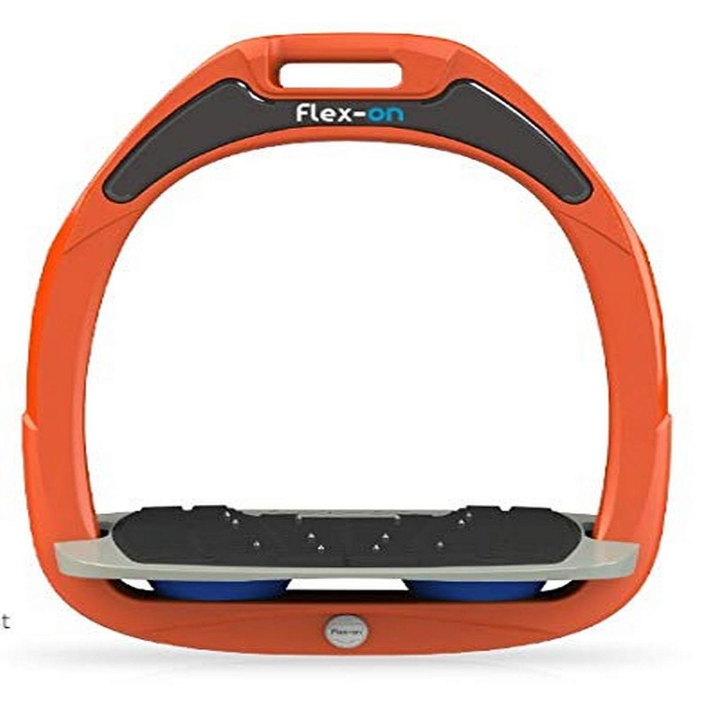Flex on Green Composite Range Mixed Ultra-Grip Frame Color: Orange Footbed Color: Gray ELASTOMERS: Blue