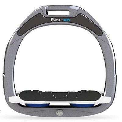 Flex on Green Composite Range Mixed Ultra-Grip Frame Color: Silver Gray Footbed Color: White ELASTOMERS: Blue