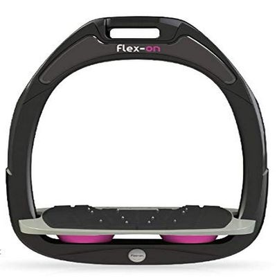 Flex on Green Composite Range Mixed Ultra-Grip Frame Color: Black Footbed Color: Gray ELASTOMERS: Pink