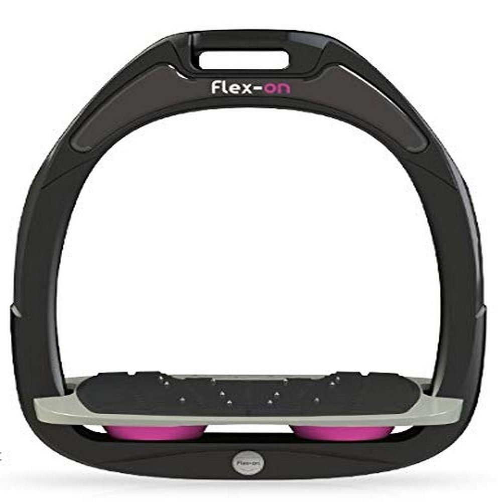 Flex on Green Composite Range Mixed Ultra-Grip Frame Color: Black Footbed Color: Gray ELASTOMERS: Pink