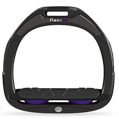 Flex on Green Composite Range Mixed Ultra-Grip Frame Color: Black Footbed Color: Black ELASTOMERS: Purple