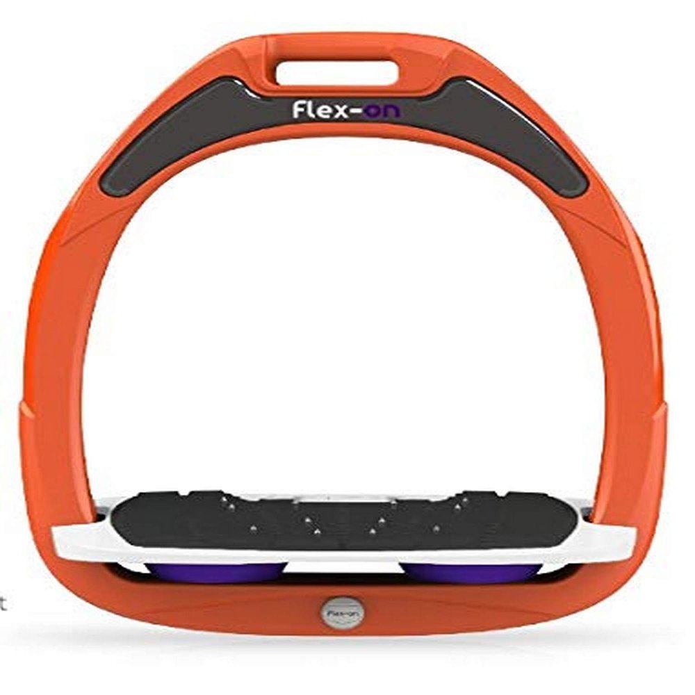 Flex on Green Composite Range Mixed Ultra-Grip Frame Color: Orange Footbed Color: White ELASTOMERS: Purple