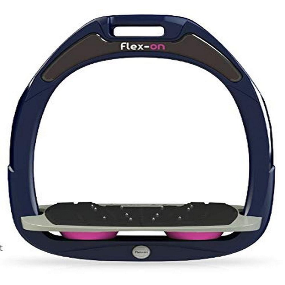Flex on Green Composite Range Mixed Ultra-Grip Frame Color: Navy Footbed Color: Gray ELASTOMERS: Pink