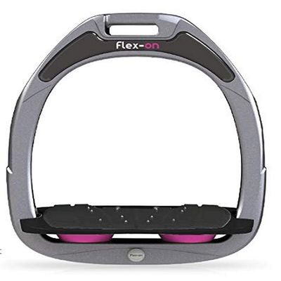 Flex on Green Composite Range Mixed Ultra-Grip Frame Color: Silver Gray Footbed Color: Black ELASTOMERS: Pink