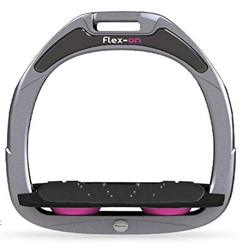 Flex on Green Composite Range Mixed Ultra-Grip Frame Color: Silver Gray Footbed Color: Black ELASTOMERS: Pink