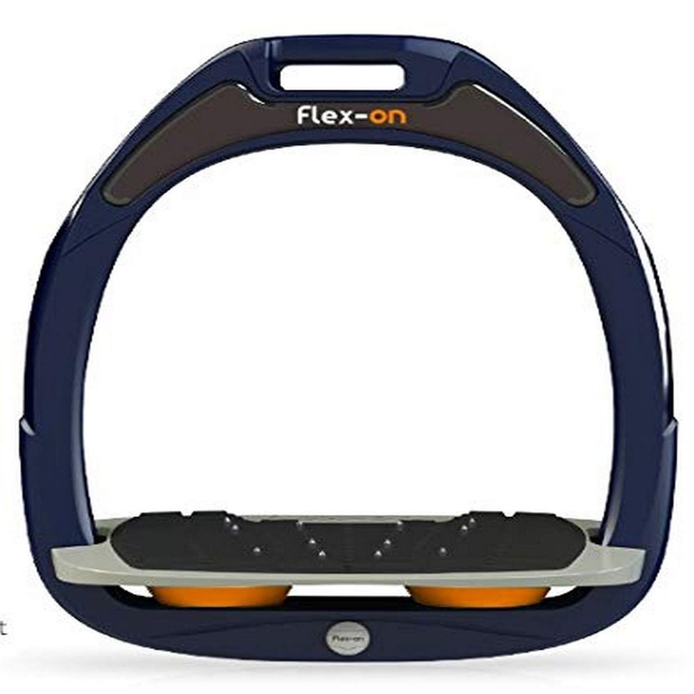 Flex on Green Composite Range Mixed Ultra-Grip Frame Color: Navy Footbed Color: Gray ELASTOMERS: Orange