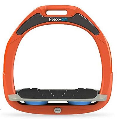 Flex on Green Composite Range Mixed Ultra-Grip Frame Color: Orange Footbed Color: Gray ELASTOMERS: Light Blue