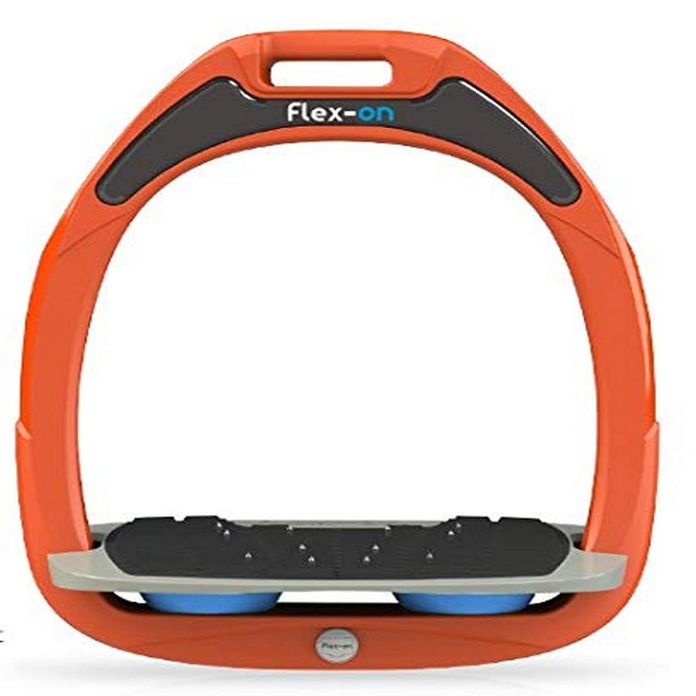 Flex on Green Composite Range Mixed Ultra-Grip Frame Color: Orange Footbed Color: Gray ELASTOMERS: Light Blue