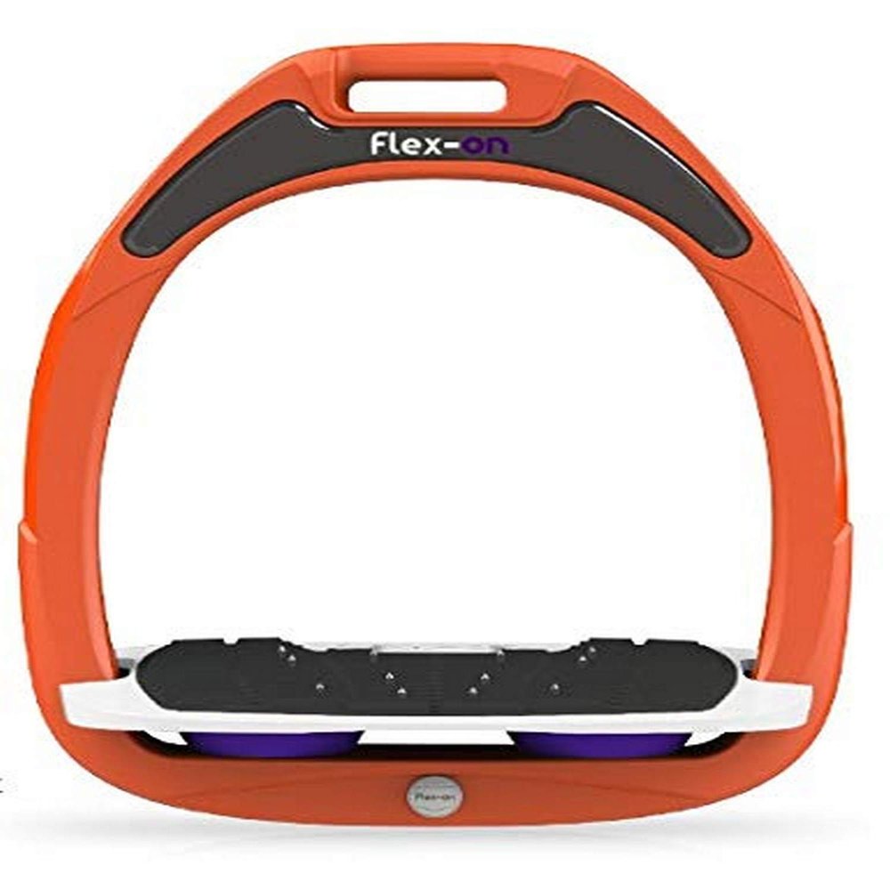 Flex on Green Composite Range Mixed Ultra-Grip Frame Color: Orange Footbed Color: White ELASTOMERS: Purple