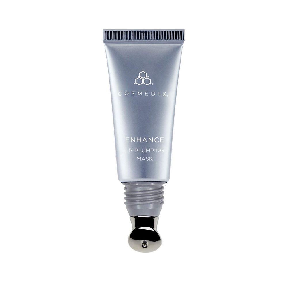 COSMEDIX Enhance Lip-Plumping Mask, Ultra-Nourishing, Intense Hydration & Moisture, Shea Butter & Cocoa Seed Butter, Cruelty & Gluten Free