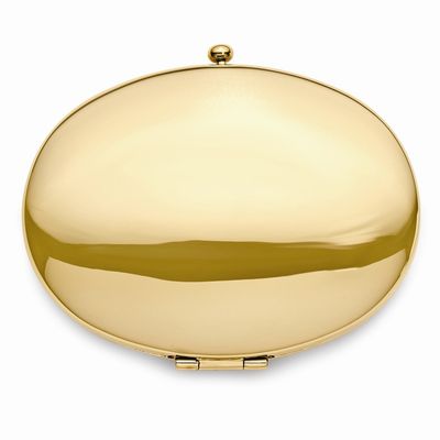 Jewels By Lux Gold-Tone Compact Mirror