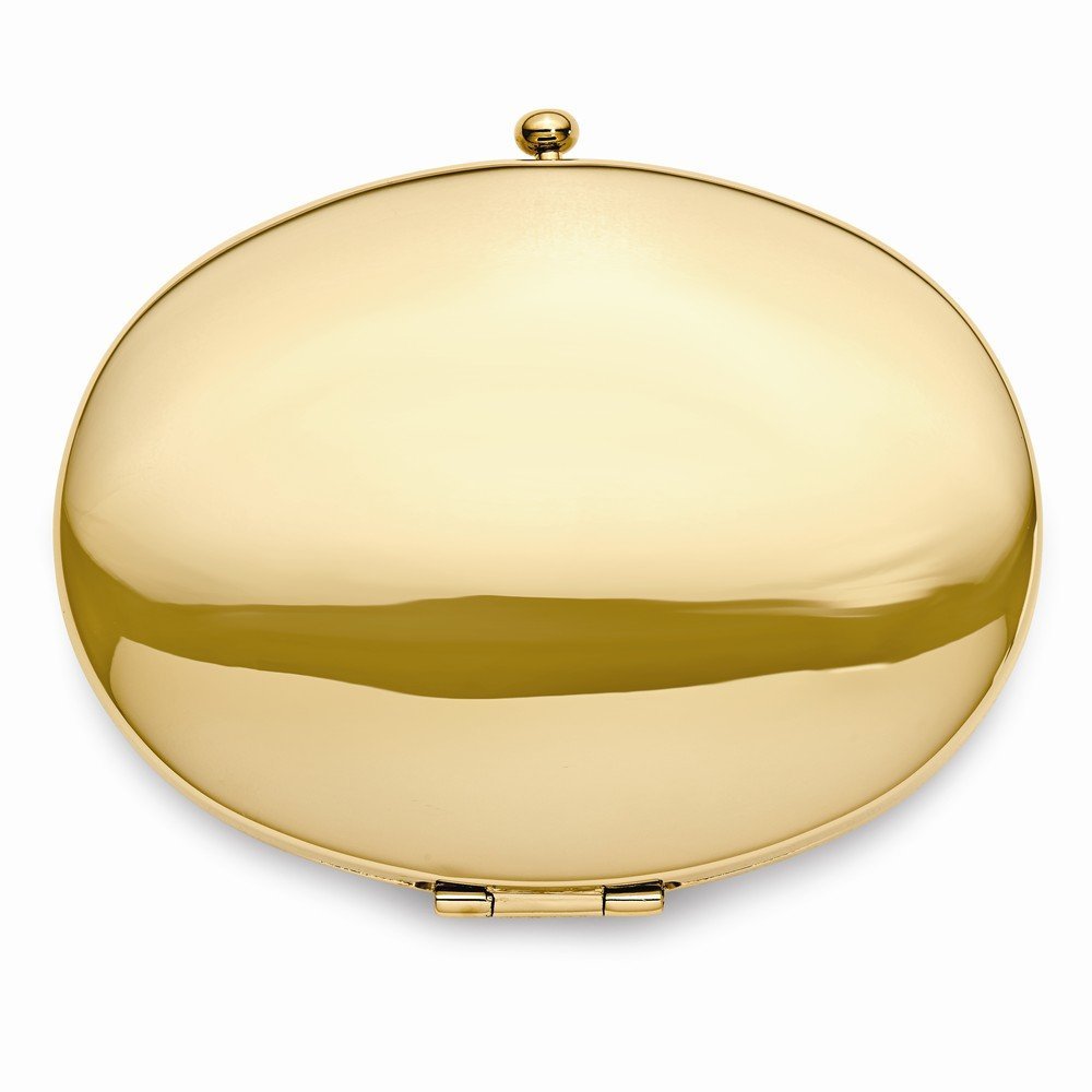 Jewels By Lux Gold-Tone Compact Mirror