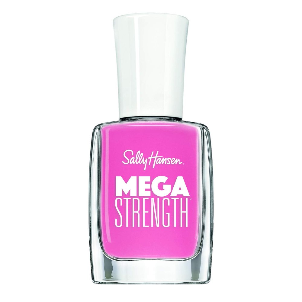 Sally Hansen Mega Strength, Money, Pink, Power, 0.4 Fl Oz (Pack of 1)
