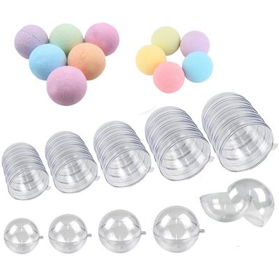 GGGarden GGGarden DIY Clear Plastic Bath Bomb Mold with Christmas Ball Decorations 4/5/6/7/8m - 4cm