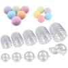 GGGarden GGGarden DIY Clear Plastic Bath Bomb Mold with Christmas Ball Decorations 4/5/6/7/8m - 4cm view 1