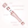 Facial Hair Remover for Women, Leuxe Painless Hair Removal Waterproof Shaver Razor with LED Light for Peach Fuzz Fine Hair Chin Cheek Upper Lip (Rose) view 4