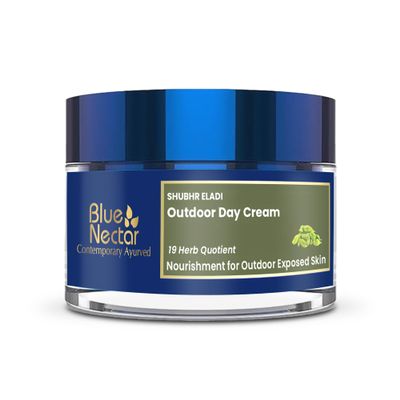 Blue Nectar Eladi Face Moisturizer for Women | Plant Based Day Face Cream for Women for Use as Facial Moisturizer for All Skin Types (19 Herbs, 1.7 Oz)