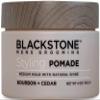Blackstone Men's Grooming Hair Styling Pomade - Medium Hold with Natural Shine | Paraben & Cruelty | Made in USA, Bourbon + Cedar (4 oz) view 1