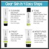 Clear Skin 4-Step Acne Treatment Set  Cleanser, Toner, Acne Gel & Oil-Free Moisturizer for Oily and Acne-Prone Skin view 3