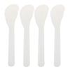 50 PCS 5 Inch Transparent Professional Plastic Facial Cream Spatula Mixing and Sampling Cream Cosmetic Spoon Facial Care DIY Accessories for Beauty Product view 1