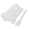 50 PCS 5 Inch Transparent Professional Plastic Facial Cream Spatula Mixing and Sampling Cream Cosmetic Spoon Facial Care DIY Accessories for Beauty Product view 3