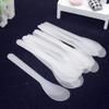 50 PCS 5 Inch Transparent Professional Plastic Facial Cream Spatula Mixing and Sampling Cream Cosmetic Spoon Facial Care DIY Accessories for Beauty Product view 4