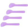 50 PCS 5 Inch Purple Professional Plastic Facial Cream Spatula Mixing and Sampling Emulsion Cream Cosmetic Spoon Facial Care DIY Accessories for Beauty Product view 1