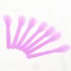 50 PCS 5 Inch Purple Professional Plastic Facial Cream Spatula Mixing and Sampling Emulsion Cream Cosmetic Spoon Facial Care DIY Accessories for Beauty Product view 2