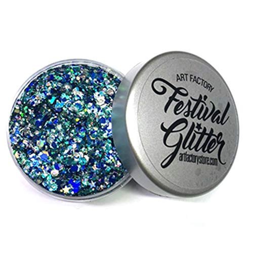 Art Factory Festival Glitter - Frost (50 ml/1 fl oz), Cosmetic Glitter Gel