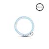 TELETIES - Spiral Hair Coils - Ponytail Holder Hair Ties for Women - Phone Cord Hair Ties - Strong Grip, No Rip, Water Resistant, No Crease Hair Tie Coils - 3 pack (Small, Peppermint) view 2