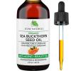 Jeune Naturelle Sea Buckthorn Oil Organic, From Fruit & Seeds, 100% Pure RAW Virgin Cold-Pressed Undiluted Unrefined, Fast Absorbing, Travel Size, Non-Comedogenic view 1
