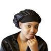 HairFiTT Satin/Polyester Silk Bonnet Cap Black view 1