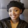 HairFiTT Satin/Polyester Silk Bonnet Cap Black view 2