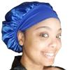 HairFiTT Satin/Polyester Silk Bonnet Cap Royal Blue view 1