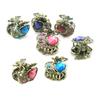 12PCS Women Vintage Alloy Mini Hair Jaw Clip Rhinestone No-Slip Hair Grip Hair Pin Hair Claw Small Bang Clip Hair Clamp (Style 3) view 1