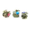 12PCS Women Vintage Alloy Mini Hair Jaw Clip Rhinestone No-Slip Hair Grip Hair Pin Hair Claw Small Bang Clip Hair Clamp (Style 3) view 2